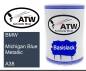 Preview: BMW, Michigan Blue Metallic, A38: 500ml Lackdose, von ATW Autoteile West.